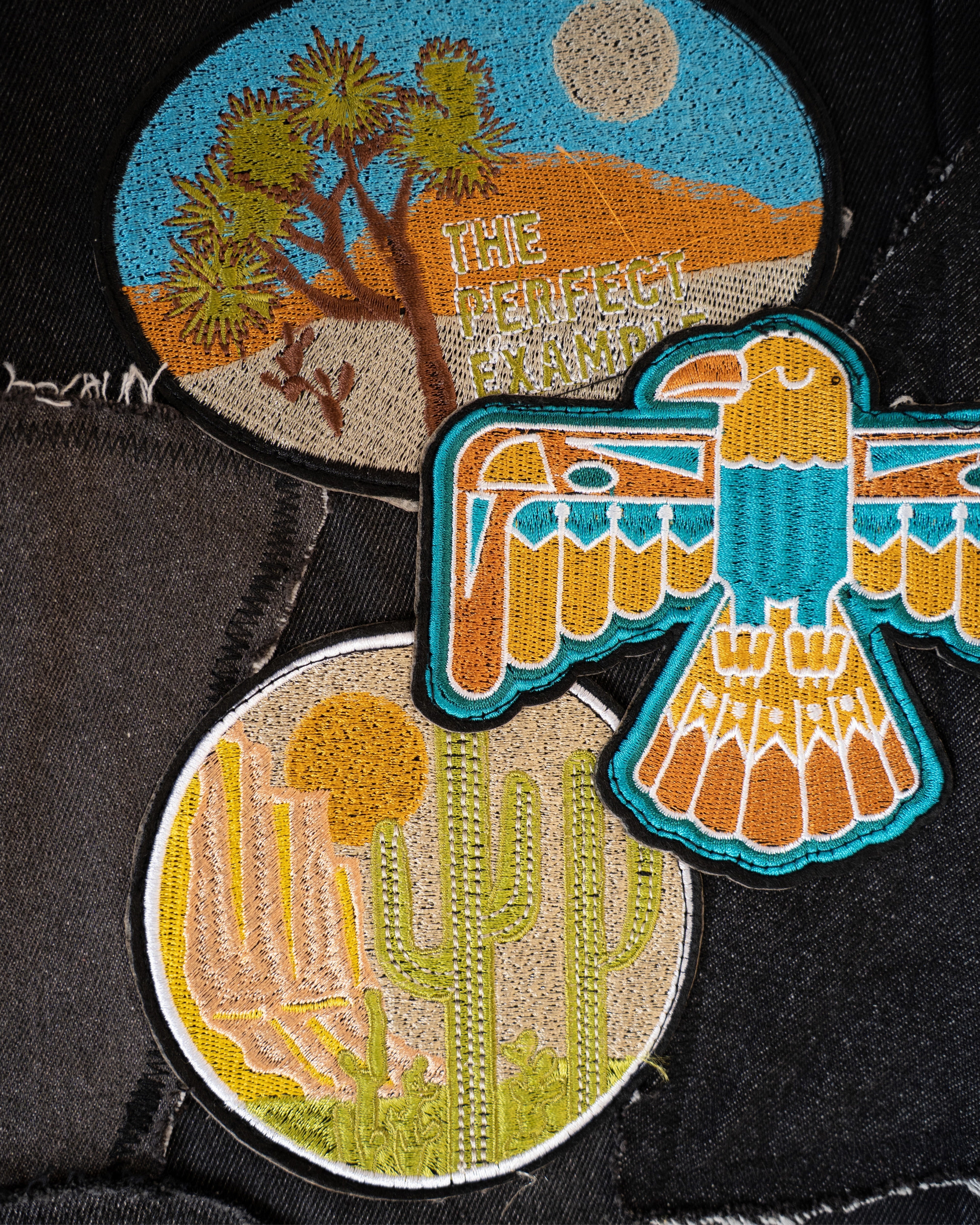 EPTM Patchwork Jeans - Black