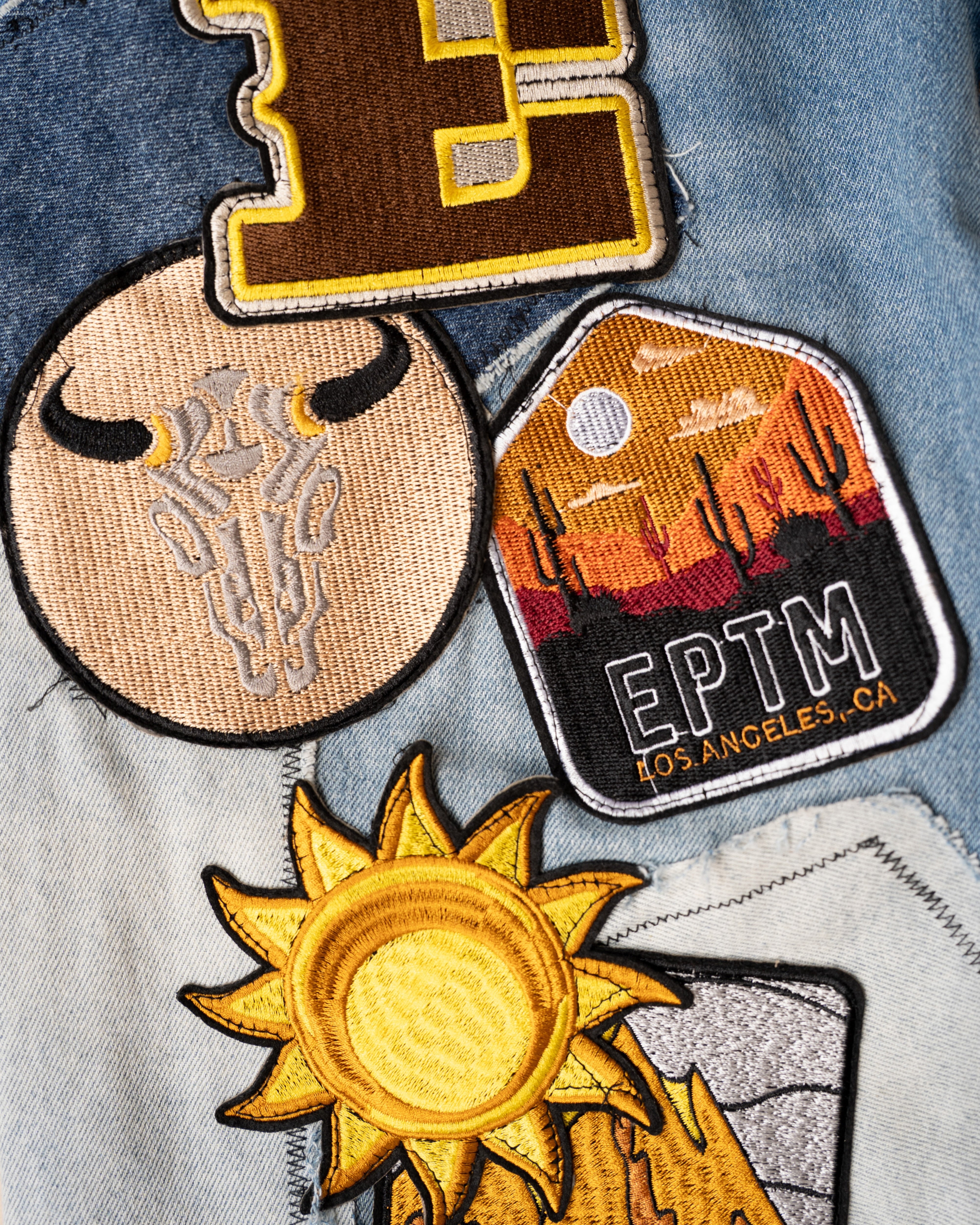 EPTM Patchwork Jeans - Blue