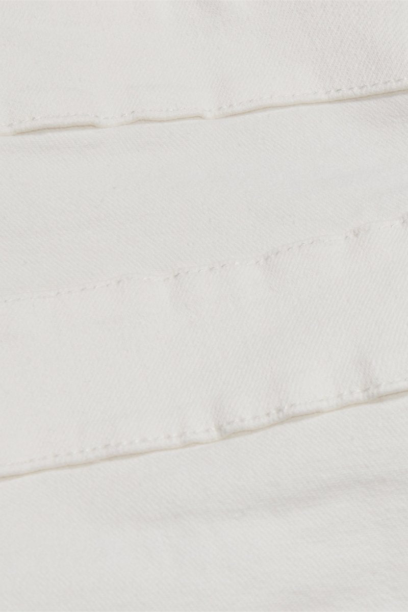 "PHOENIX" STACKED FLARE JEAN WHITE