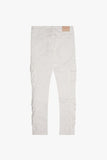 "POCKET TRAIL" WHITE SKINNY DENIM JEAN WHITE