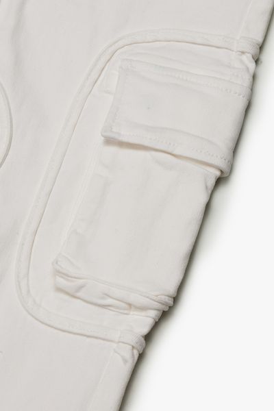 "POCKET TRAIL" WHITE SKINNY DENIM JEAN WHITE