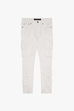 "POCKET TRAIL" WHITE SKINNY DENIM JEAN WHITE