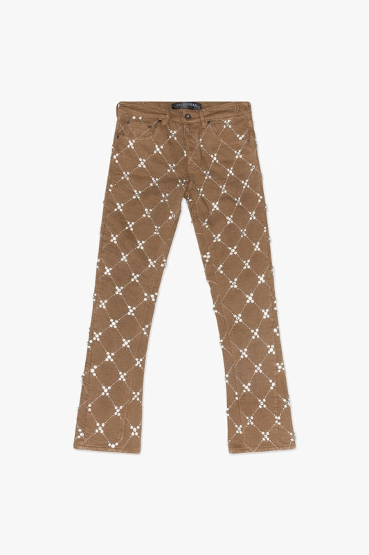 Pop Stacked Jean Brown