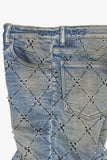 Pop Stacked Jean Dark Vintage Blue