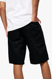 Press Shorts Black Waxed