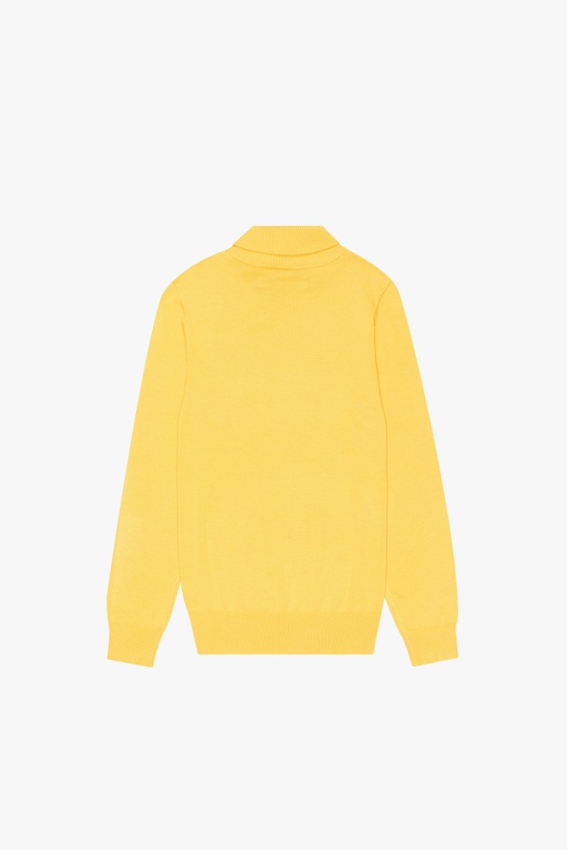 "PRESTANZA" TURTLE NECK AUTUMN LEAF YELLOW