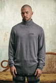 "PRESTANZA" TURTLE NECK CARBON GREY