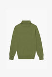 "PRESTANZA" TURTLE NECK GRASS GREEN