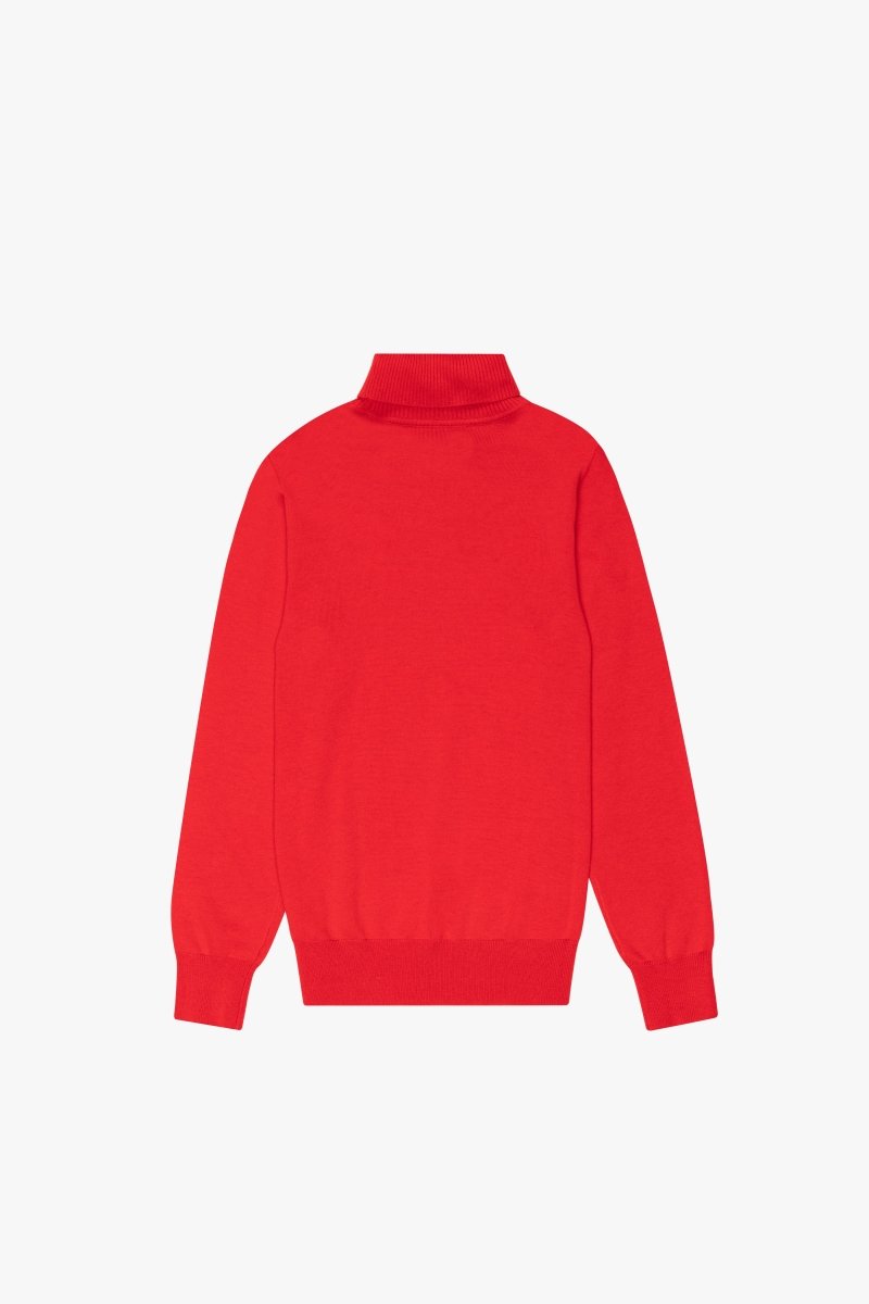 "PRESTANZA" TURTLE NECK RED
