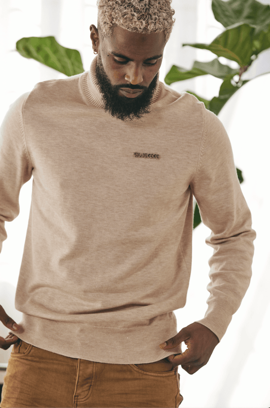 "PRESTANZA" TURTLE NECK TEE CREAM