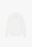 "PRESTANZA" TURTLE NECK TEE WHITE