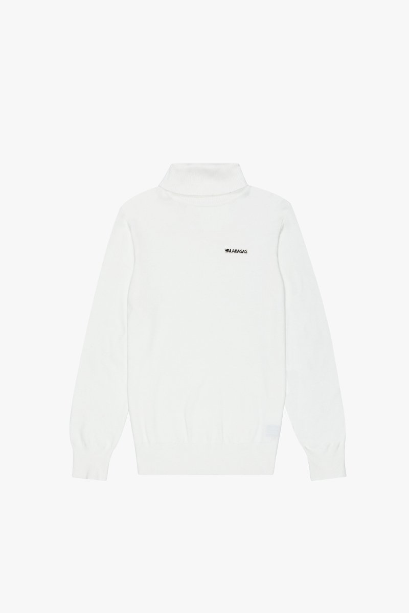 "PRESTANZA" TURTLE NECK TEE WHITE