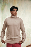 "PRESTANZA"TURTLE NECK APRICOT