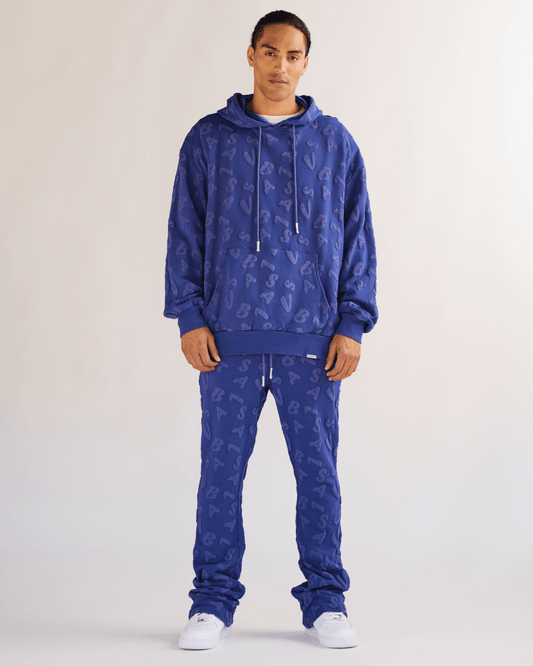 "PULSE" FLEECE SET VINTAGE SAPPHIRE BLUE