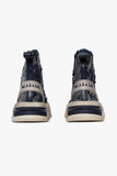 "PURPOSE" HIGH TOPS INDIGO