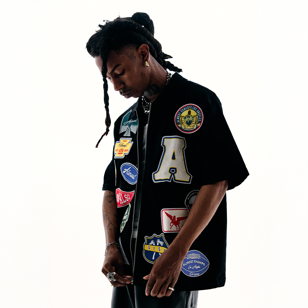 Patchwork Shirt (Black)