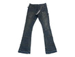 Pygros Stacked Jean Dark Grey Wash