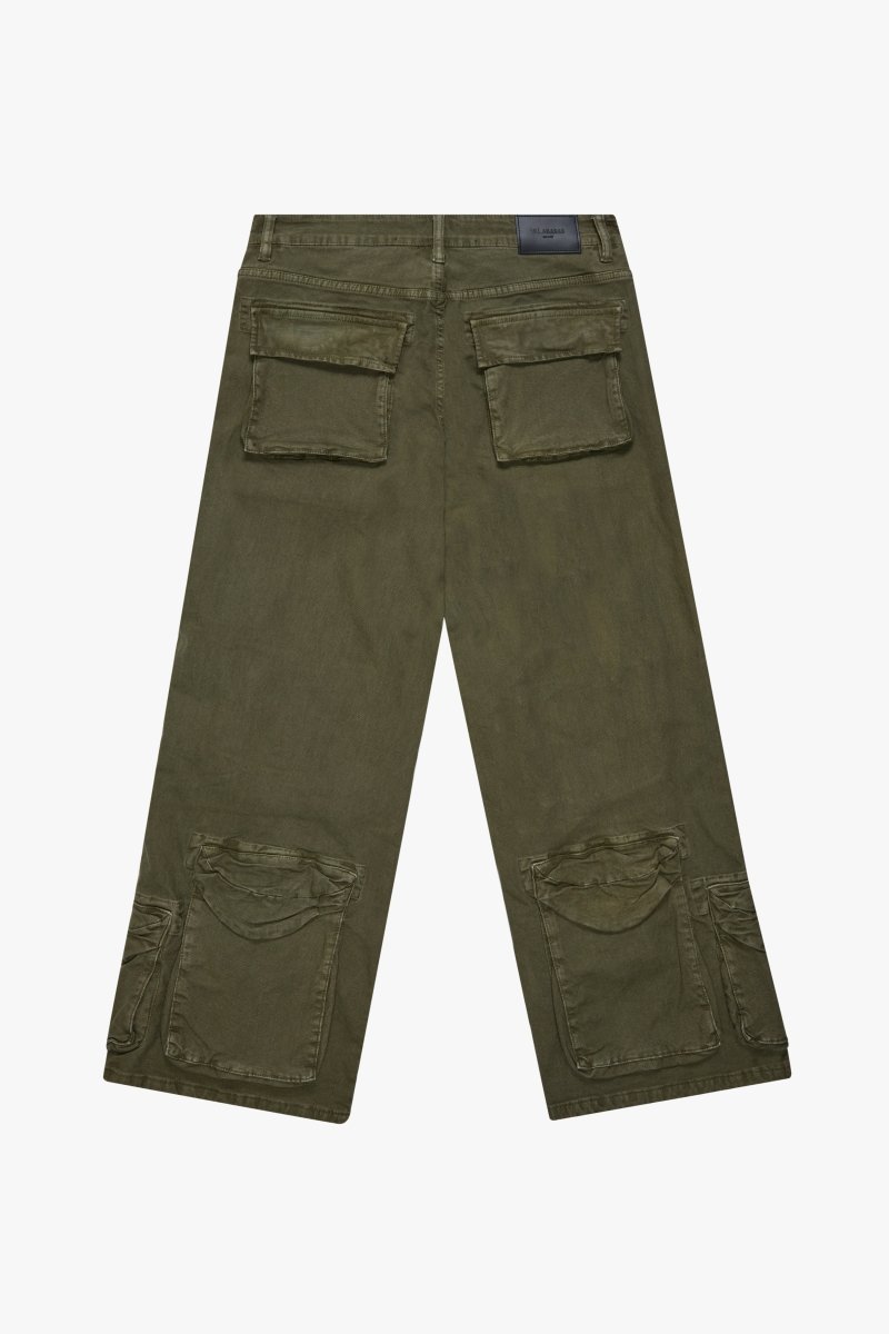 "RAM"  BAGGY DENIM JEAN SAGE GREEN