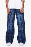 "RANGER" BAGGY DENIM JEAN VINTAGE BLUE DYEING