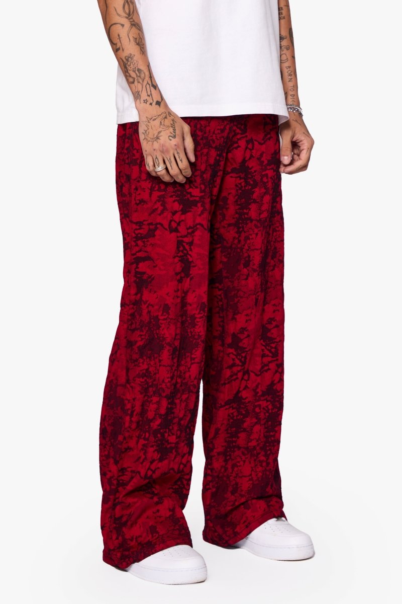 "RANGER" BAGGY DENIM JEAN VINTAGE RED DYEING