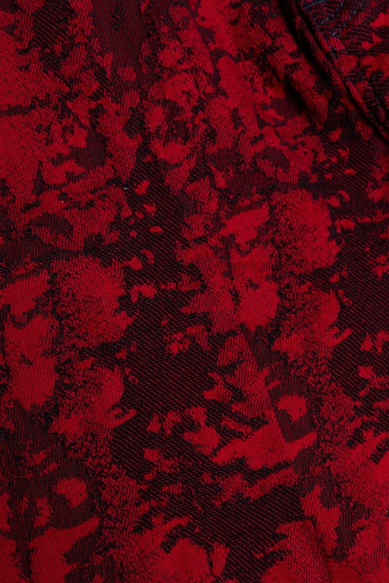 "RANGER" BAGGY DENIM JEAN VINTAGE RED DYEING