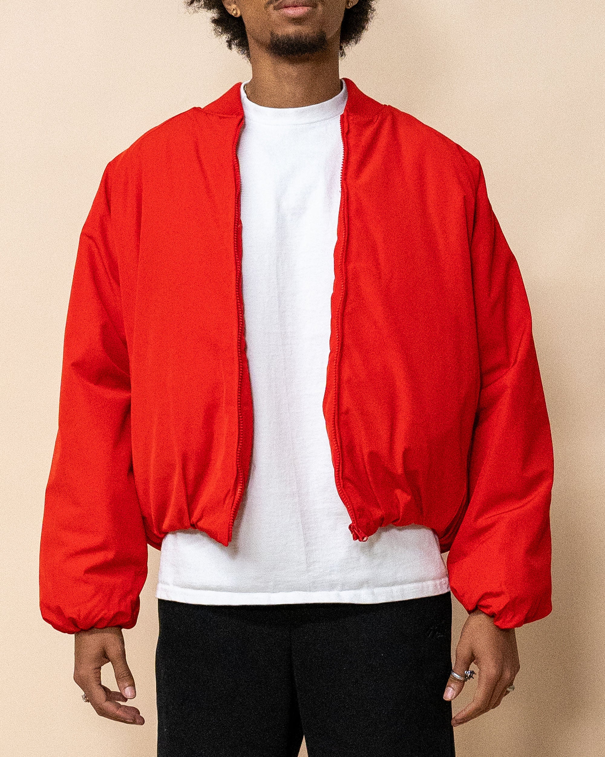 EPTM Capital Cropped Bomber - Red