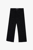 "RIFT" BAGGY DEMIN JEAN BLACK