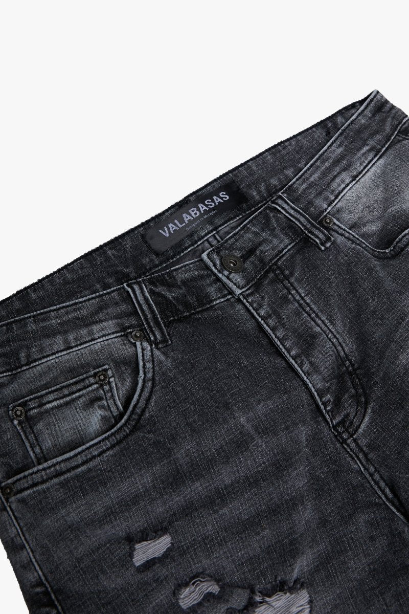 "RIFT" BAGGY DEMIN JEAN GREY