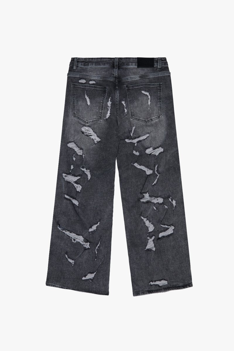 "RIFT" BAGGY DEMIN JEAN GREY