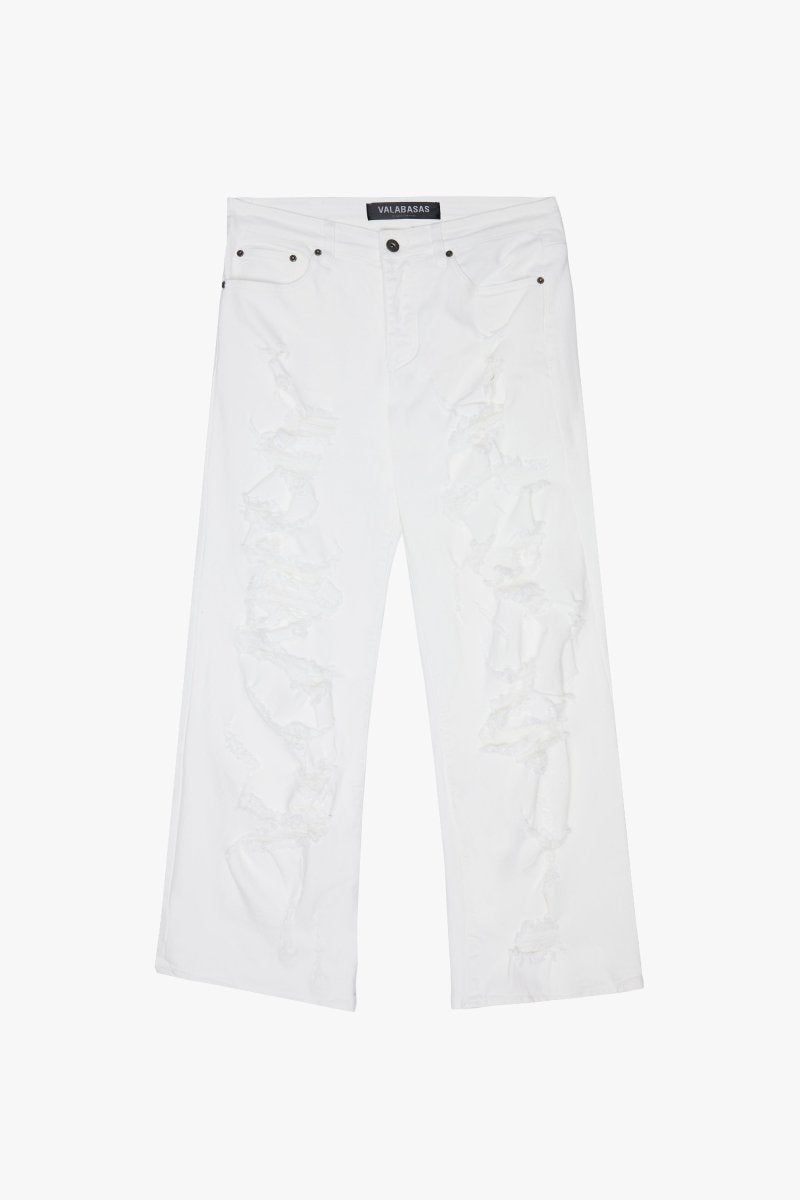 "RIFT" BAGGY DENIM JEAN WHITE