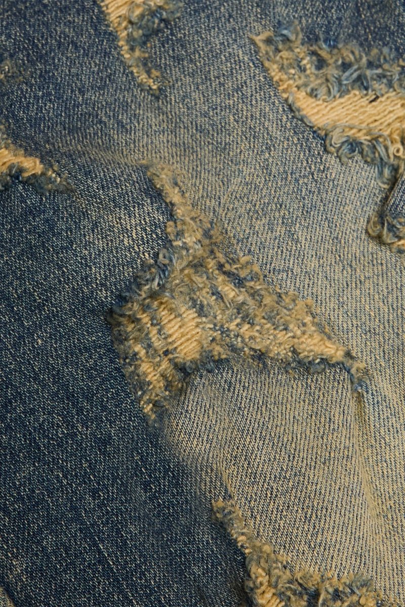 "RIPTIDE" STACKED JEANY VINTAGE WASH