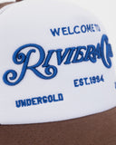 Riviera Club Trucker Cap Brown/White