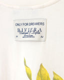 Riviera Colonial Boxy Tshirt White