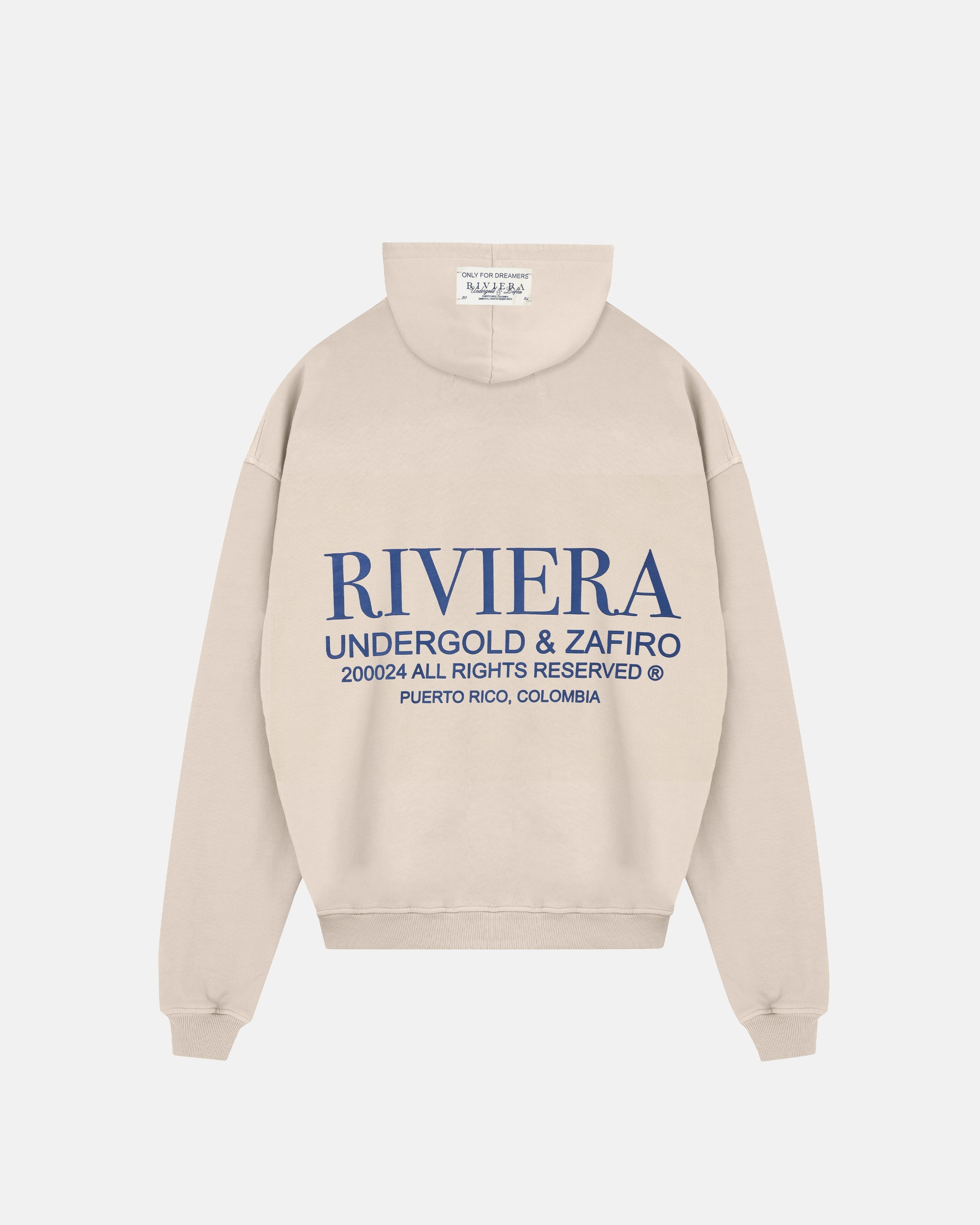 Riviera Trophie Hoodie Cream
