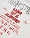 Rodeo Free Spirit Boxy Tshirt White