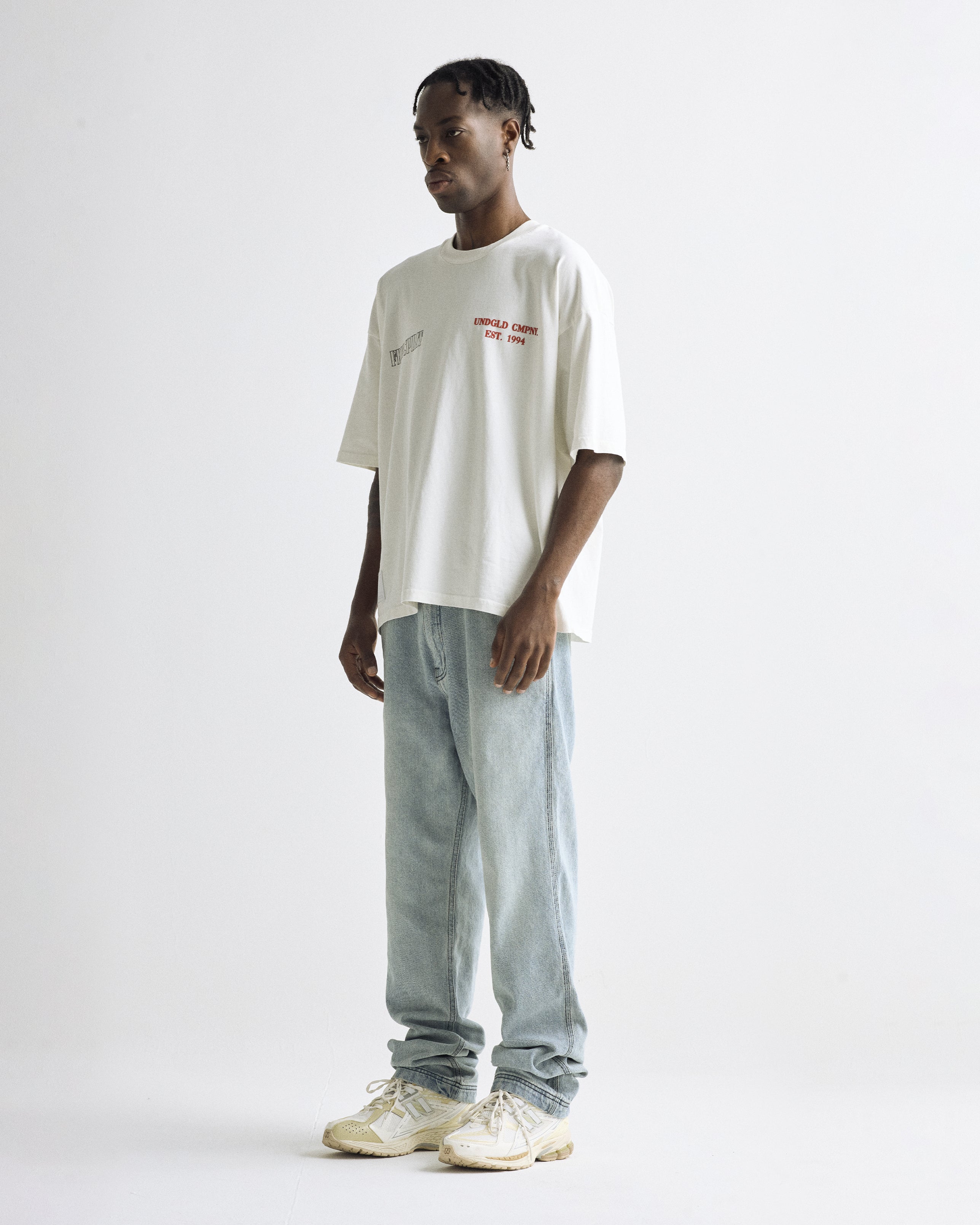 Rodeo Free Spirit Boxy Tshirt White