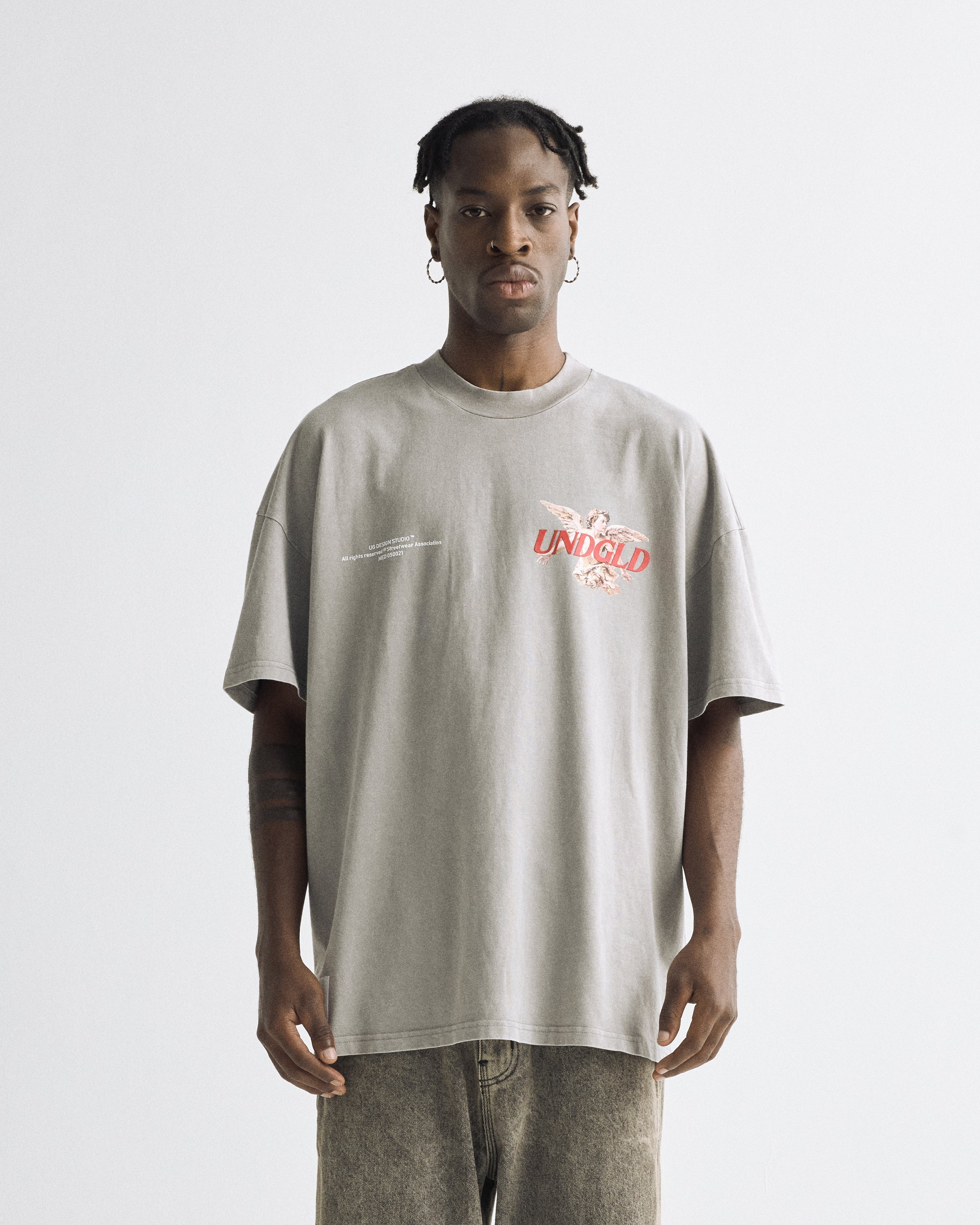 Rodeo Oil Angel Tshirt Washed Gray