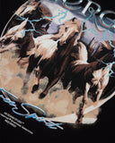 Rodeo Thunder Horses  Boxy Tshirt Black