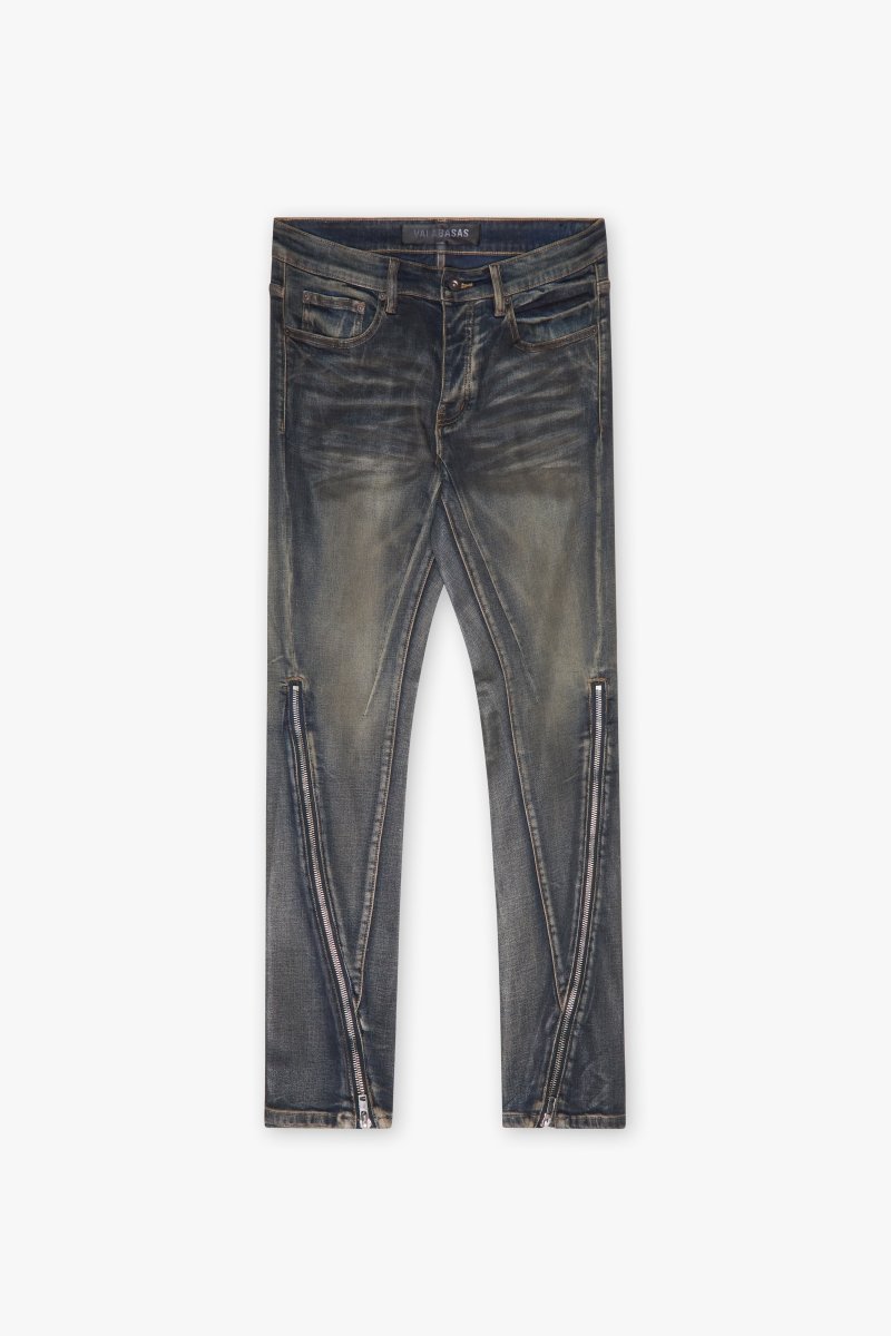 "RUNNER" SKINNY DENIM VINTAGE DIRTY BLUE