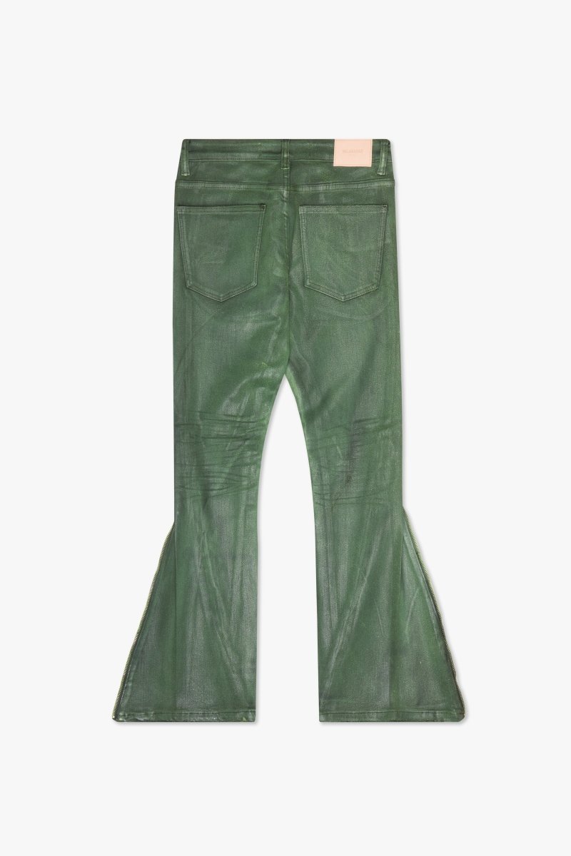 "RUNNER" SKINNY DENIMGREEN