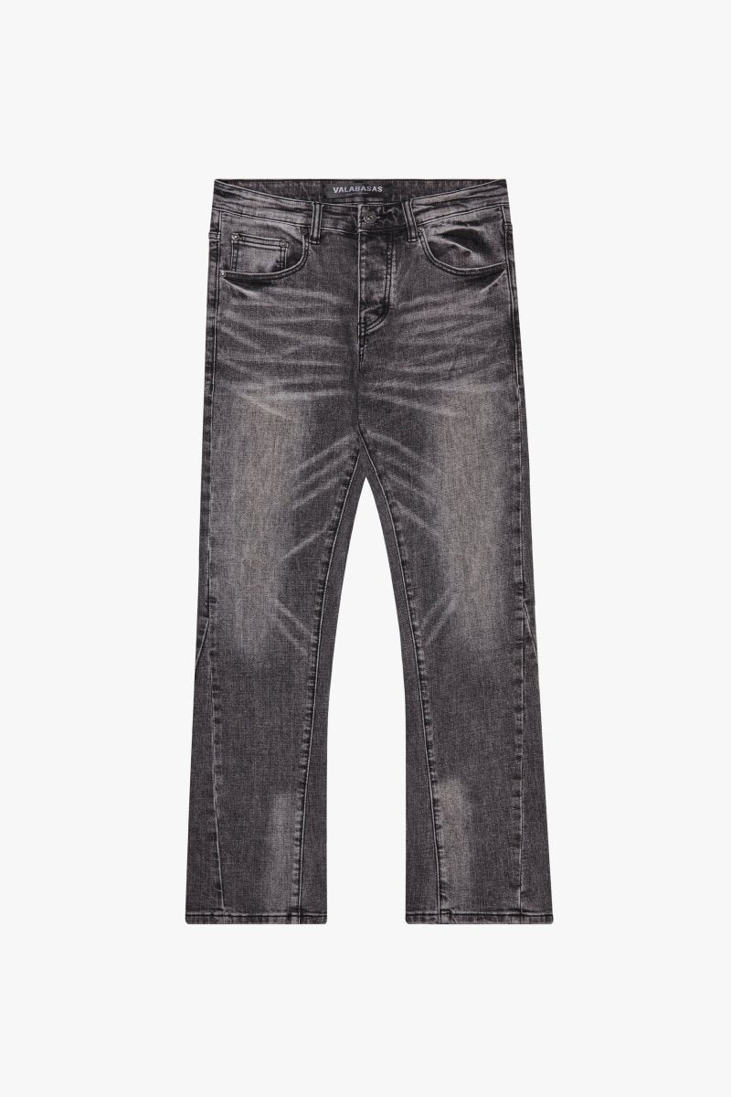 "RYZE" STRAIGHT JEAN GREY WASH