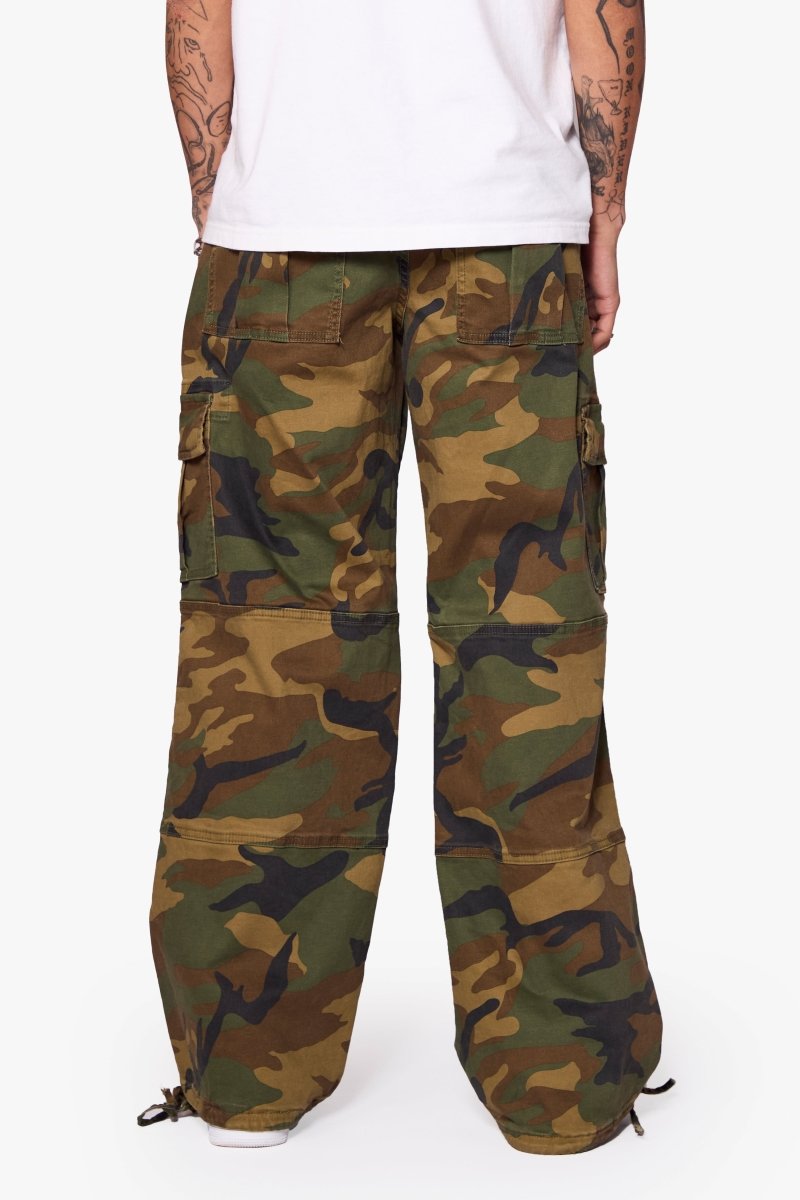"SAFARI" BAGGY DENIM JEAN FOILAGE GREEN