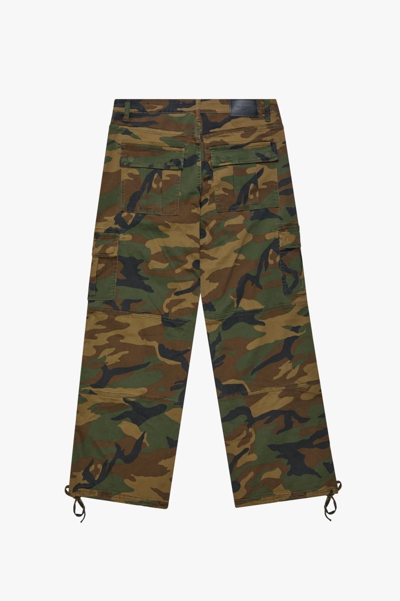 "SAFARI" BAGGY DENIM JEAN FOILAGE GREEN