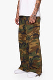 "SAFARI" BAGGY DENIM JEAN FOILAGE GREEN