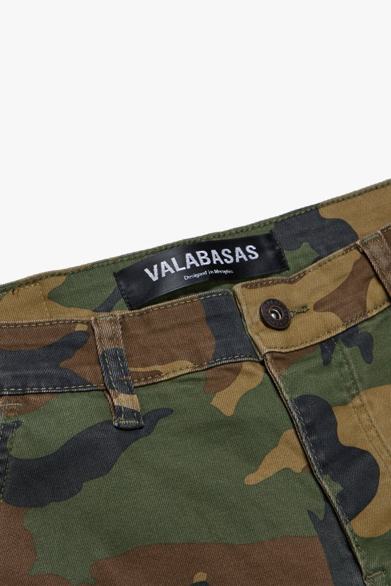 "SAFARI" BAGGY DENIM JEAN FOILAGE GREEN