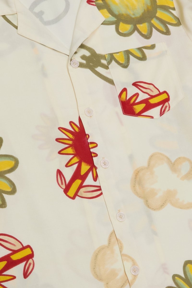 "SCRIBBLES" BUTTON UP MULTI