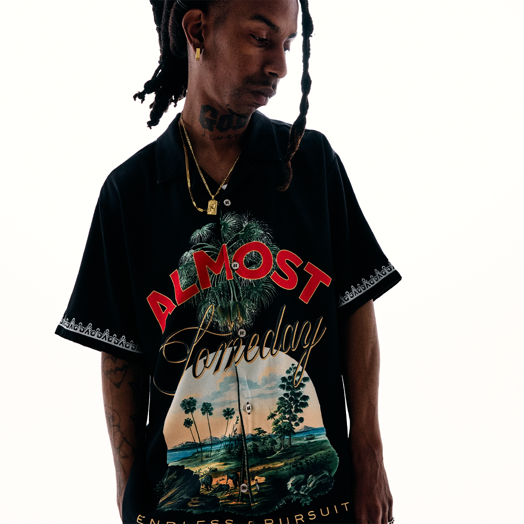 Daydream Button Up Shirt (Black)