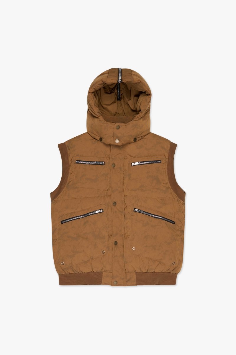 Smith Puffer Vest Vintage Brown