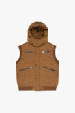 Smith Puffer Vest Vintage Brown