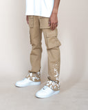 EPTM Snap Cargo Denim - Khaki